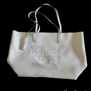 Victoria's Secret white shoulder bag